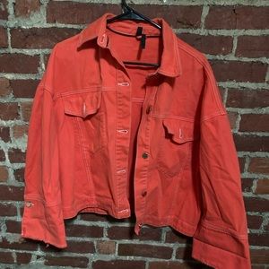 🪸 Coral Cropped Jacket 🪸